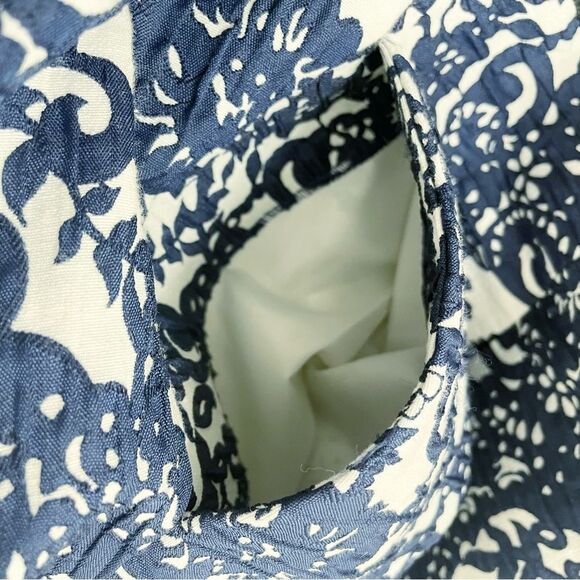 Anthropologie Sachin + Babi Women's Skirt Size 2 Navy & White Floral Flowy Hi Lo - Picture 11 of 16